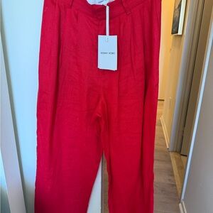 Ronny Kobo Collection Red Krew Pants